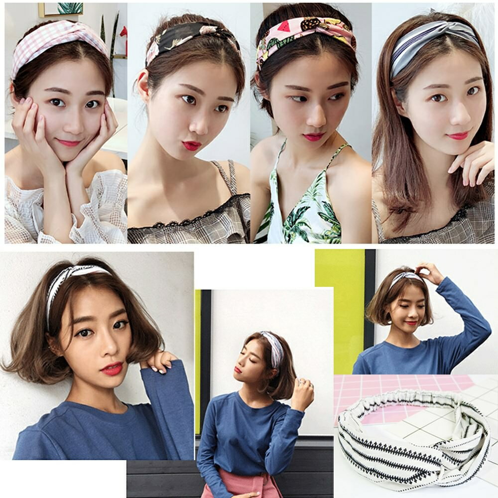 大人ヘアバンドターバン化粧お風呂上がり洗顔まとめ髪簡単お洒落大人用外出カチューシャターバンおしゃれリブニットストライプヘアアレンジシンプルヘアアクセサリ【mday_d19】