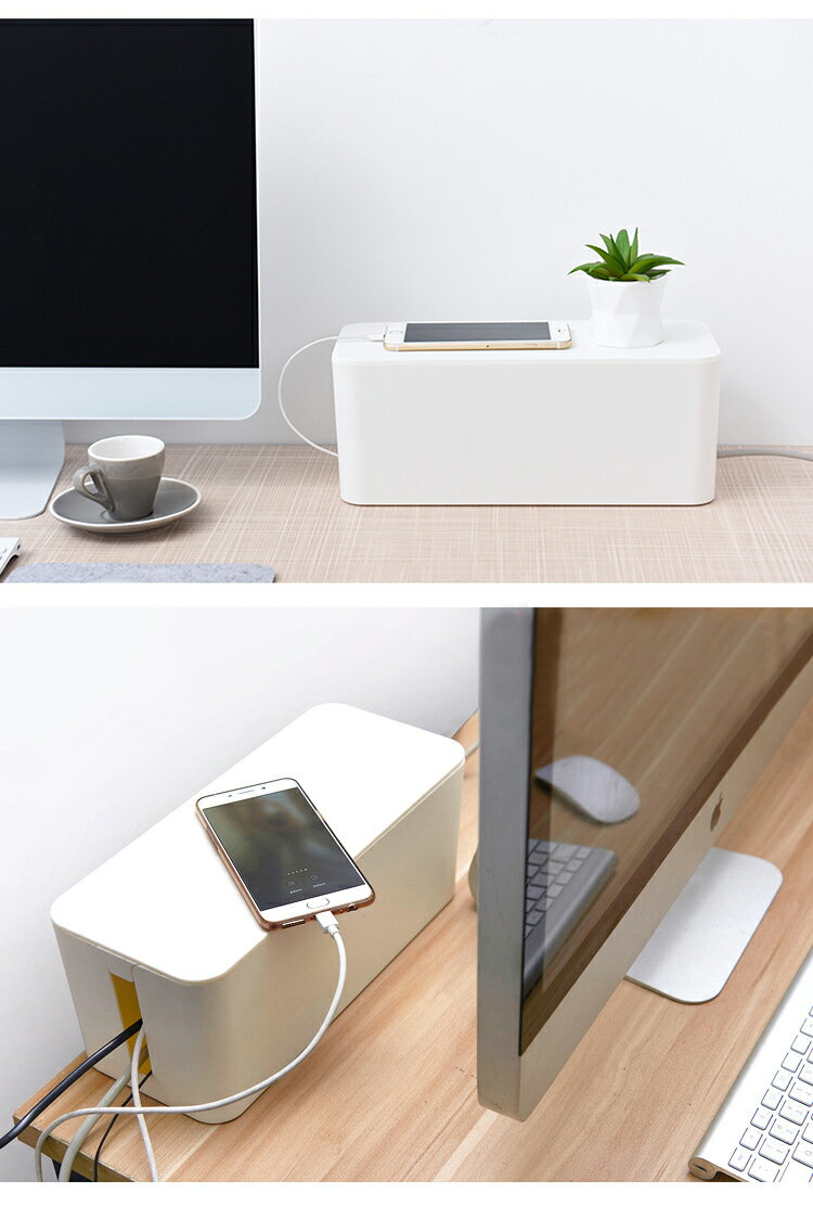 ケーブルボックスコードケース収納ボックスフタ付きおしゃれ配線収納電源タップ収納テーブルタップボックスケーブルコード収納隠しリビングオフィス部屋整理