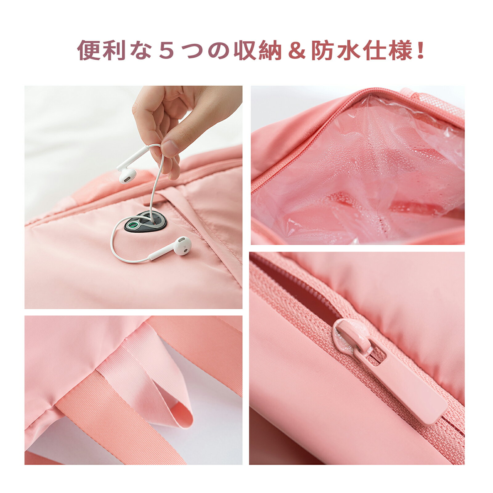 【1000円OFFクーポン付】AshleyExpressヨガマットバッグリュックプールバッグ乾湿分離ヨガバッグトレーニングバッグヨガリュック防水スイミングバッグ軽いシューズ収納大容量運動手提げヨガマット旅行ヨガピラティスバッグジムスポーツ