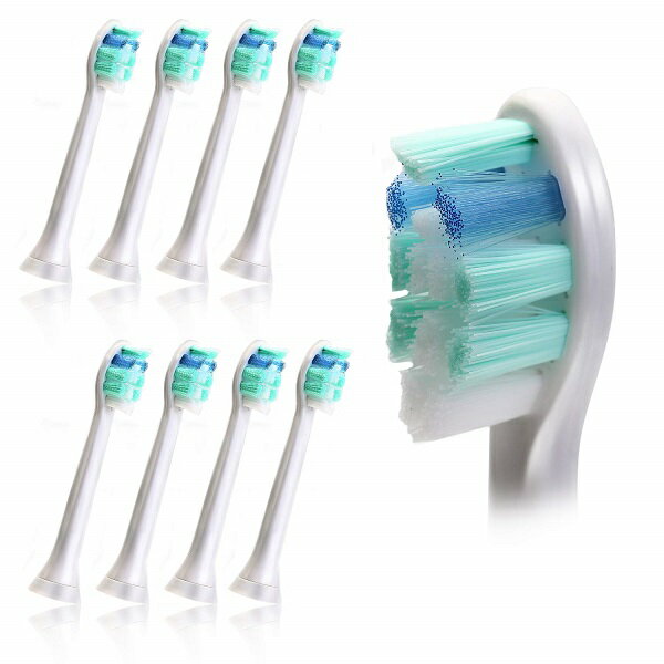 電動歯ブラシヘッド【レギュラーサイズ8本組】P-HX9024互換ブラシ替えブラシクリーンプラスHX9024対応替え歯ブラシスタンダード(フィリップス互換替ブラシヘッドソニッケアー)メール便送料無料