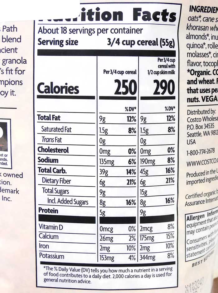 ★KIRKLANDネイチャーズパースオーガニックグラノーラアーモンド入り大容量1kg★NATURE'SPATHカークランド朝食オートミールキヌア業務用シリアルオーツ麦ミルク牛乳有機グラノラancientgrainsgranorawithalmondsドライフルーツネイチャーズパス