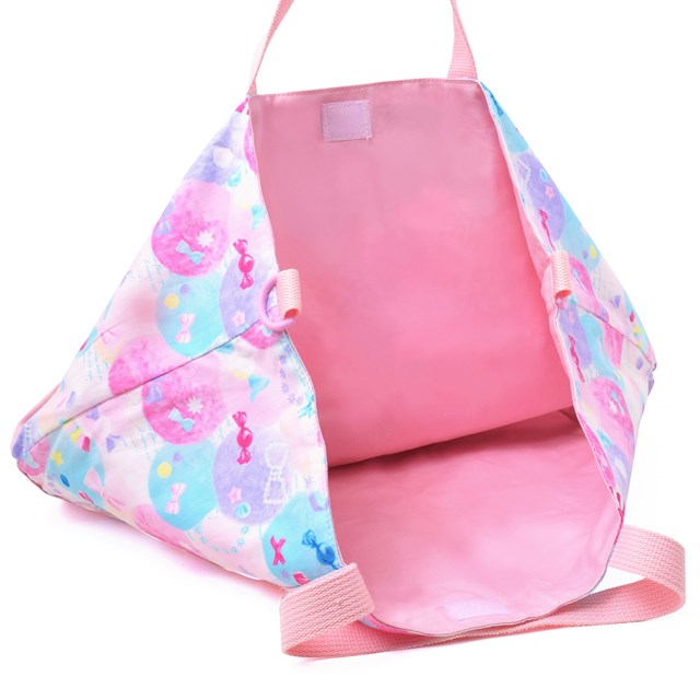 レッスンバッグ マチ付き ふわふわキュートなキャンディポップ 子供用 手提げバッグ お稽古バッグ 絵本袋 通学 入園グッズ 子供 ピアノ レッスンバック おけいこバッグ キルティング ショルダー 肩掛け 小学生 保育園 バッグ 入学 おしゃれ かわいい