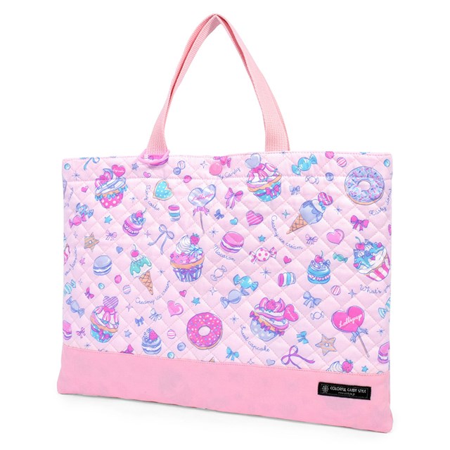 レッスンバッグキルティングミルキースイーツのキャンディアラモード日本製