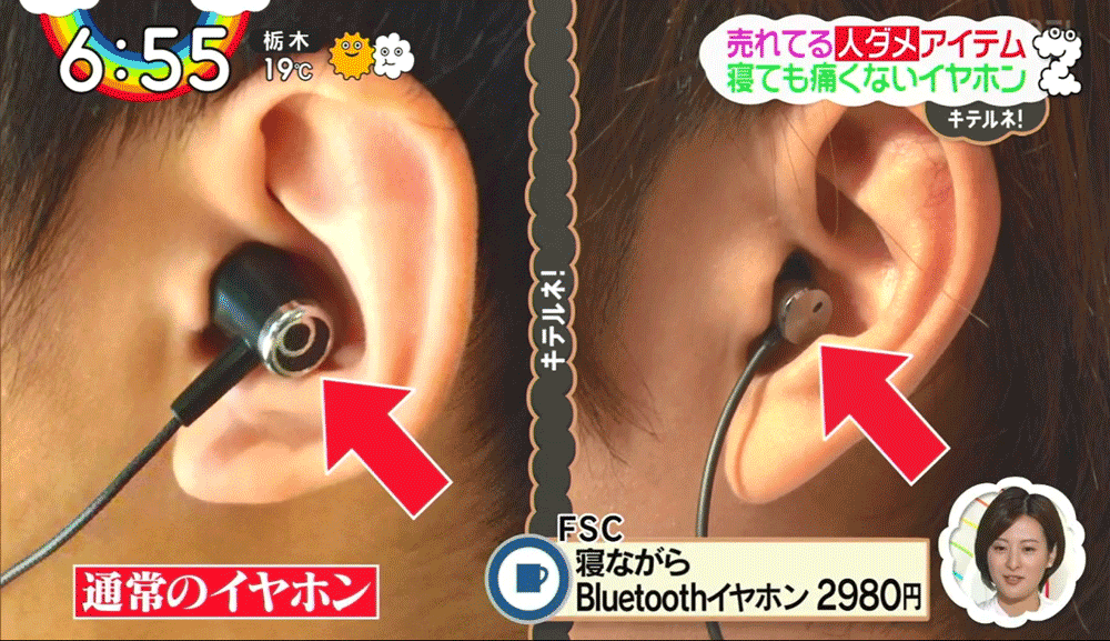 Bluetoothイヤホン寝ながら両耳ワイヤレスイヤホンネックバンドタイプマイク付きハンズフリー通話コンパクトヘッド