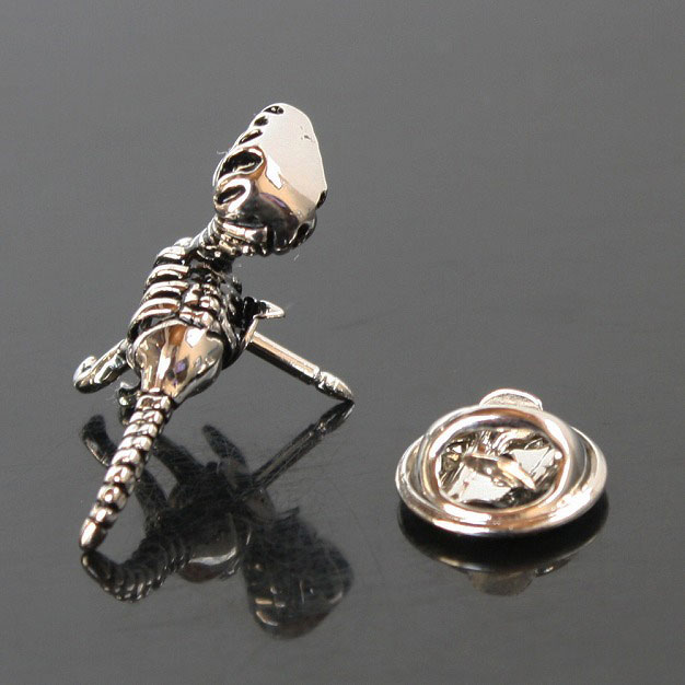 鎌倉カフス工房恐竜の骨ピンズ・ラペルピンメンズcf1468