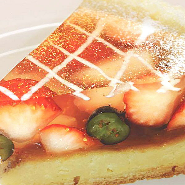 ビジューのケーキ【ルビー】直径17cm☆生ケーキです☆