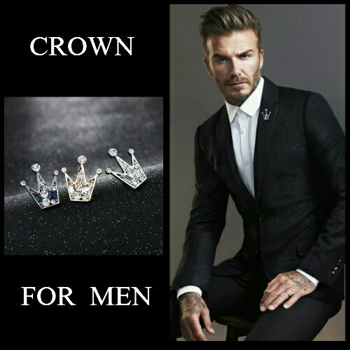 男女兼用王冠(クラウン)ブローチ