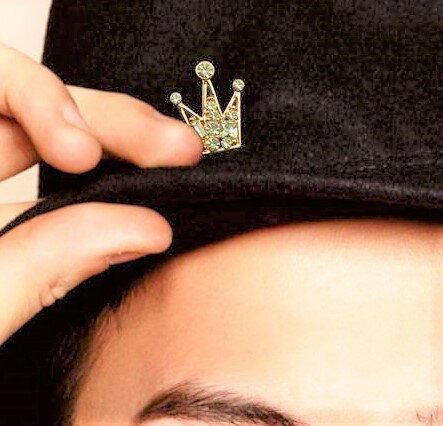 男女兼用王冠(クラウン)ブローチ