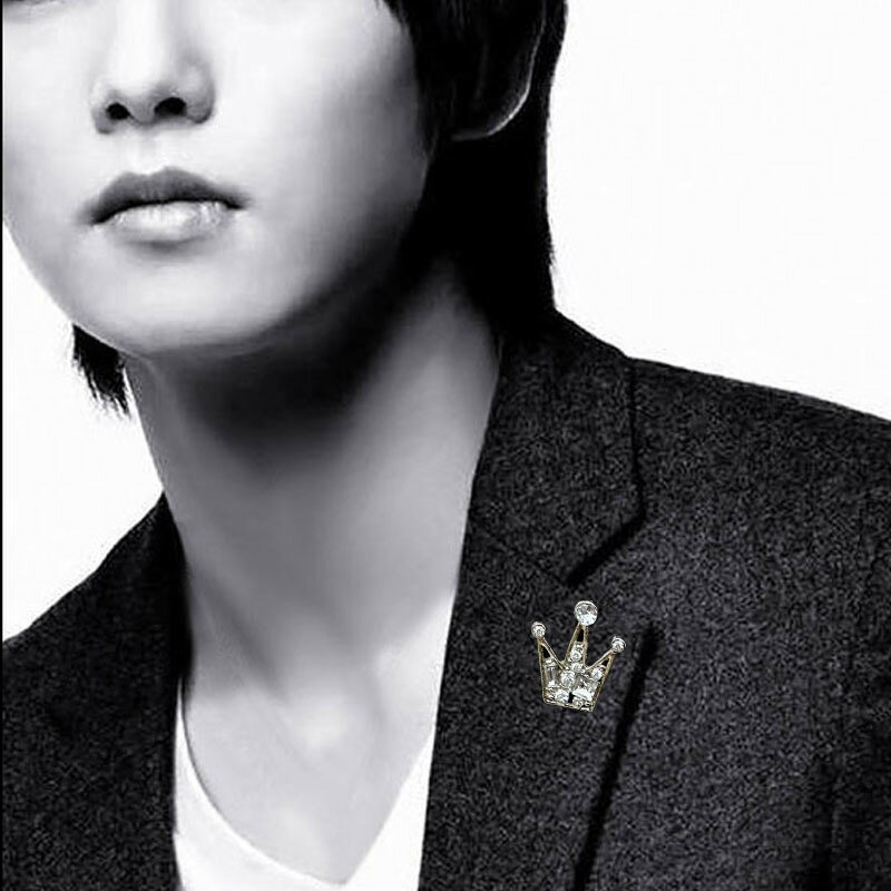 男女兼用王冠(クラウン)ブローチ