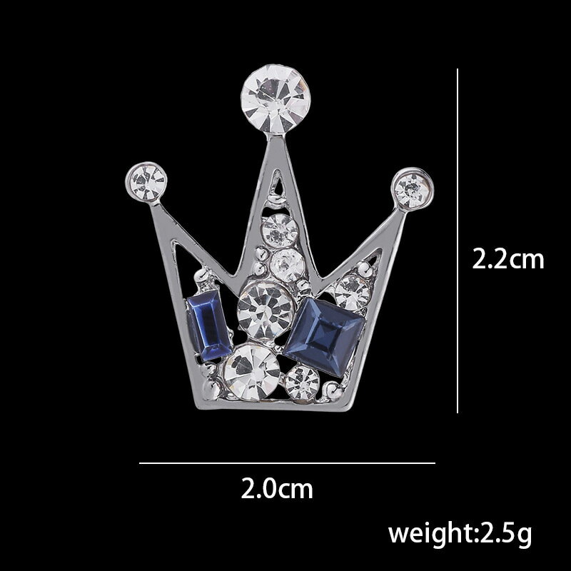男女兼用王冠(クラウン)ブローチ