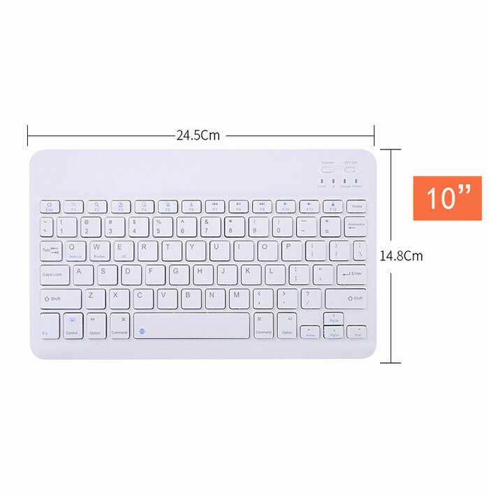 ワイヤレスキーボードマウスセットBluetooth無線ホワイトパソコンタブレットスマホiPhoneiPadMacWindowsOSiOSAndroid対応10インチ持ち運び便利ポータブル軽量ブルmdash;トゥースキーボード白