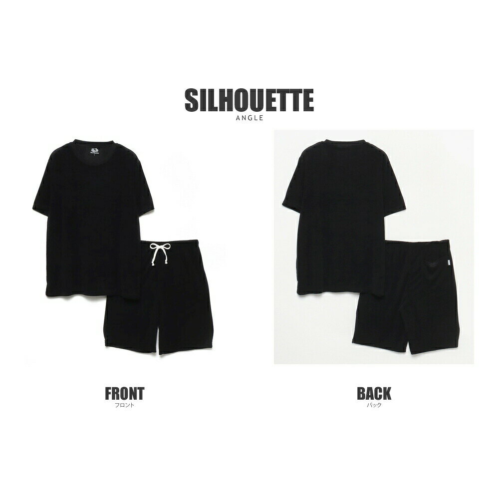 【FRUITOFTHELOOM】クルーネックパイルルームウエアセットアップ/全4色メンズルームウエアパジャマ部屋着ワンマイルウエアホワイトブラックグレーネイビーカジュアル旅行ギフトプレゼント