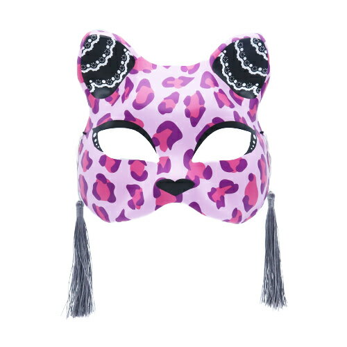 お面半面猫面八/ヒョウ(税別\292times;6枚)