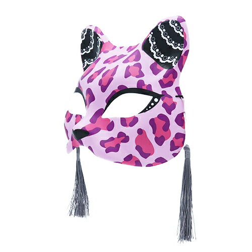 お面半面猫面八/ヒョウ(税別\292times;6枚)