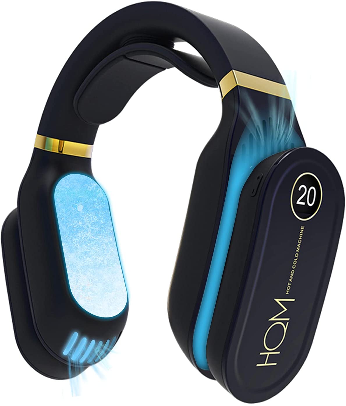 【熱中症対策・夏冬兼用】ネッククーラー冷却プレート付首掛け扇風機クーラー携帯扇風機冷却温熱温冷両用携帯扇風機ネックヒーター羽なし熱中症対策3段階温度調整2600mAh大容量首掛けエアコン暑さ対策軽量自宅/オフィス/車用/旅行用/ギフト/プレゼント