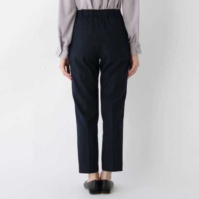 インデックスINDEXDELEGANT起毛ツイルテーパードパンツ【WEB限定サイズ】(ネイビー)