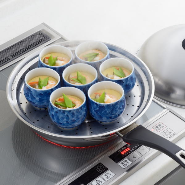 美味彩菜フライパンにのせて使う蒸しプレート28~30cm(フタ付き)SJ3207