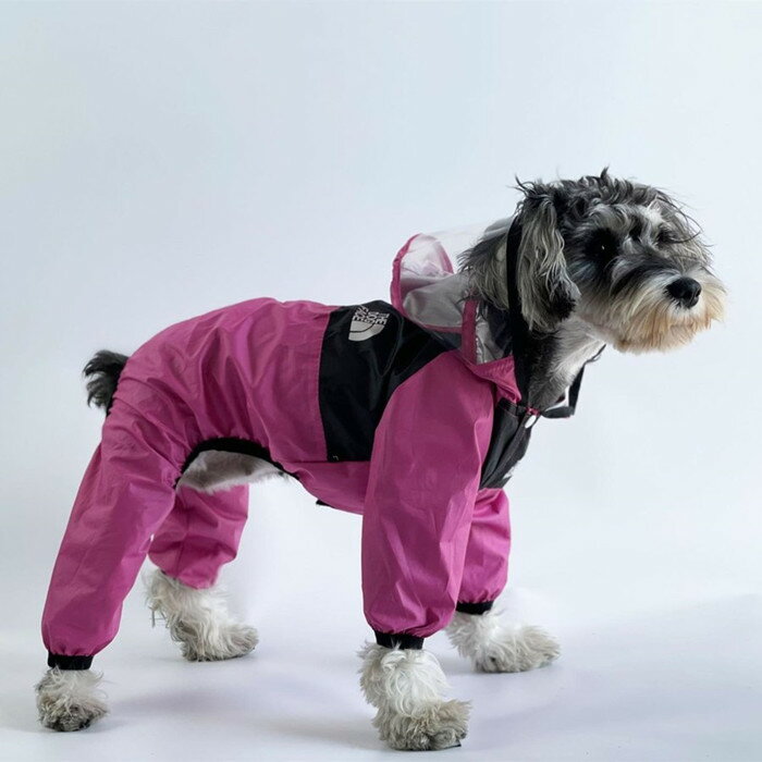 犬用レインコート犬レインコート透明フード雨着雨具ドッグウェアお出かけ雨の日散歩犬レインコート小型犬中型犬大型犬2色XS~4XL送料無料