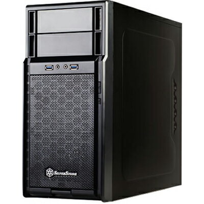 SilverStoneSST-PS08BブラックMicroATX対応PCケースPrecisionシリーズ