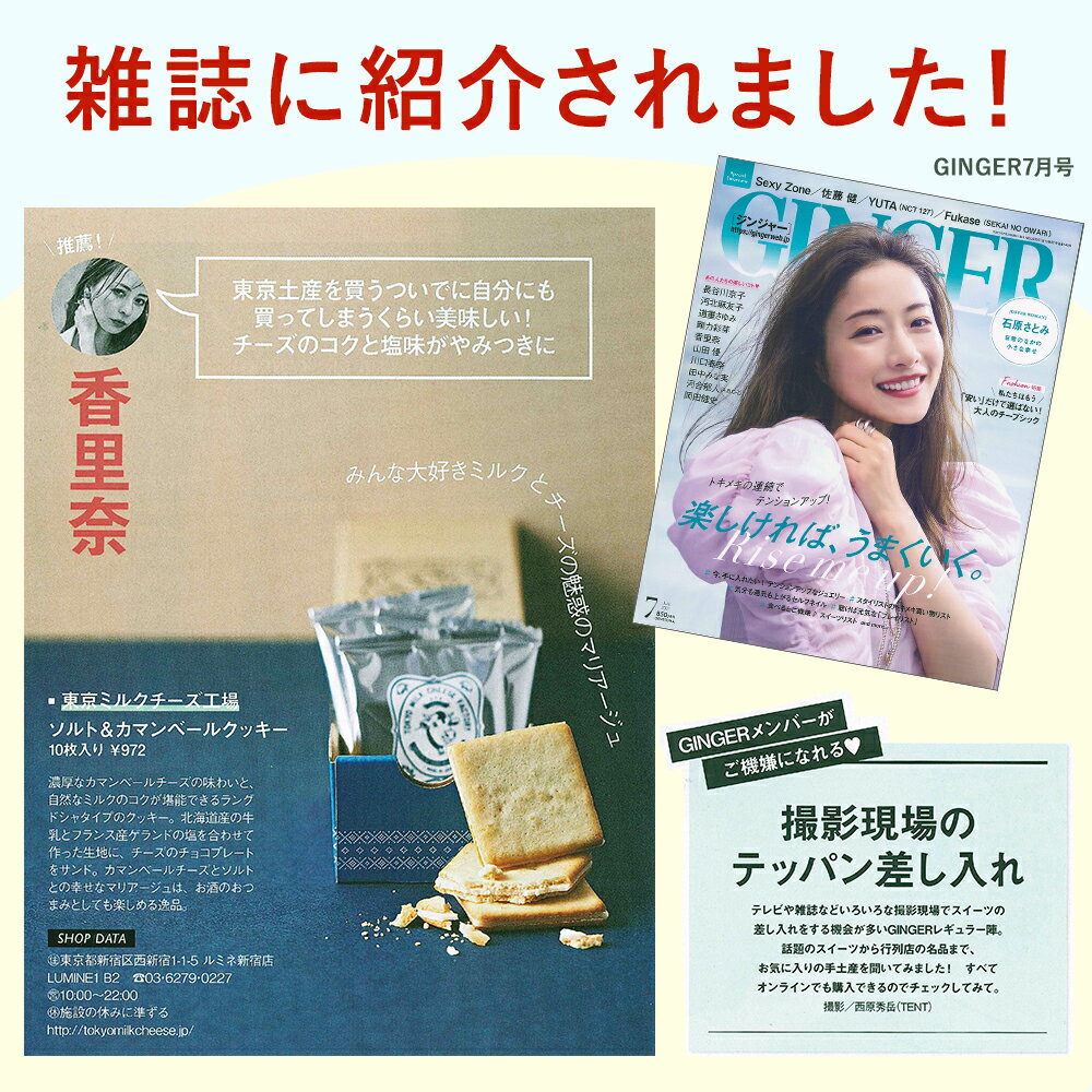 ソルト&カマンベールクッキー20枚入東京ミルクチーズ工場