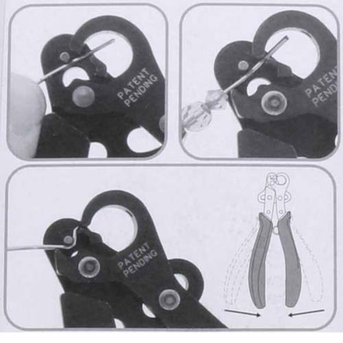 ワンステップワイヤールーパー(1.5mmループ制作)ビーズアクセサリー制作クラフト輪っかループワンステップルーパー1STEPLOOPERPLLOOP