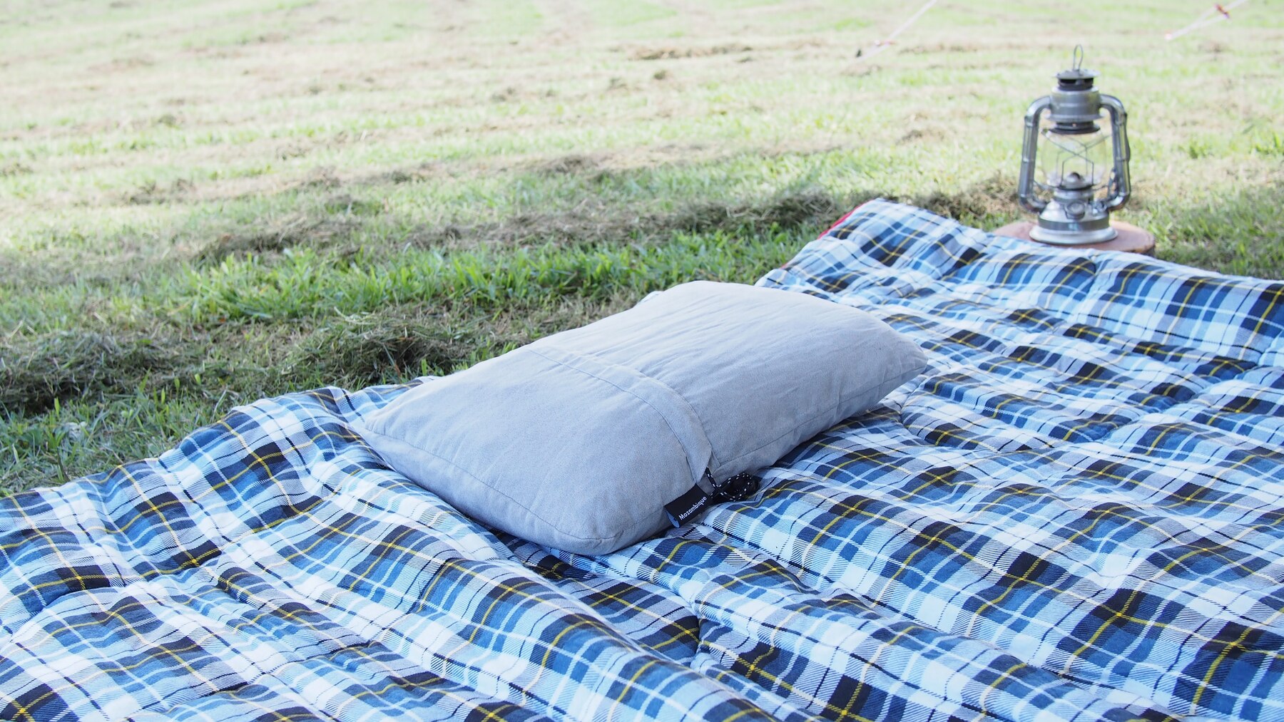 Mozambique(モザンビーク)寝袋シュラフ洗えるコンパクト封筒型キャンプ2人用連結車中泊防災用丸洗い綿フランネル