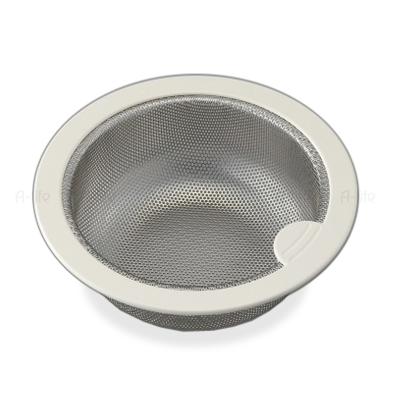 流し用ステンレス浅型ゴミカゴ145タイプ