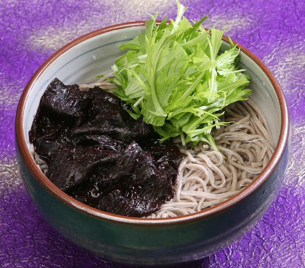 お蕎麦に十六島海苔