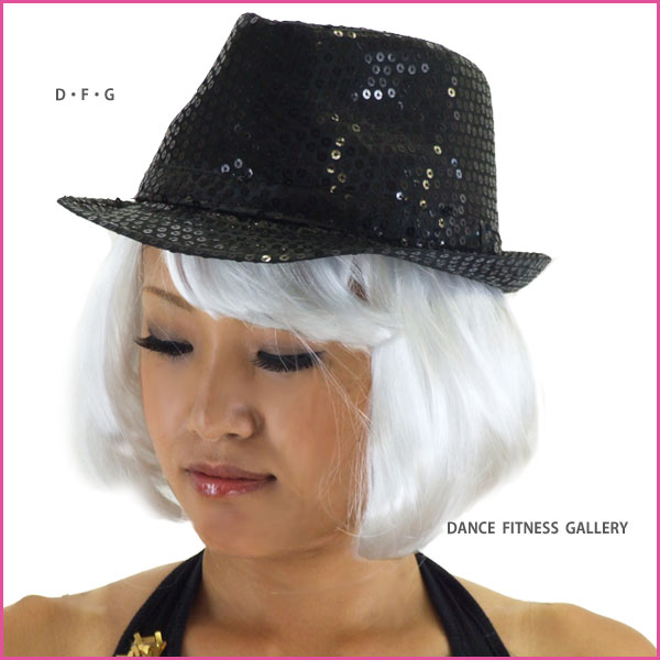 DJ1591スパンコールハット