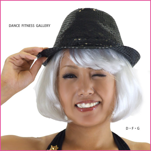 DJ1591スパンコールハット