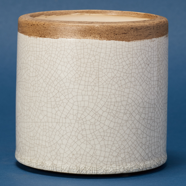 釉薬から透けて見える貫入がキレイ アガタ 12 ≪植木鉢 ガーデン雑貨 おしゃれ 可愛い ミニポットカバー 鉢カバー インテリア≫ 釉薬から透けて見える貫入がキレイ アガタ 12 ≪植木鉢 ガーデン雑貨 おしゃれ 可愛い ミニポットカバー 鉢カバー インテリア≫