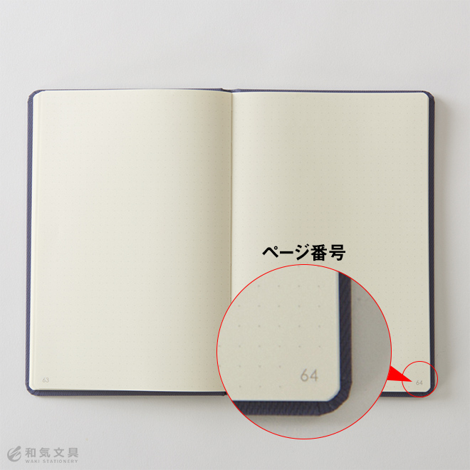 ん!?Hmmm!?エディタブルノートEditableNoteBookA5サイズ【ページ番号付き】【ドット方眼】