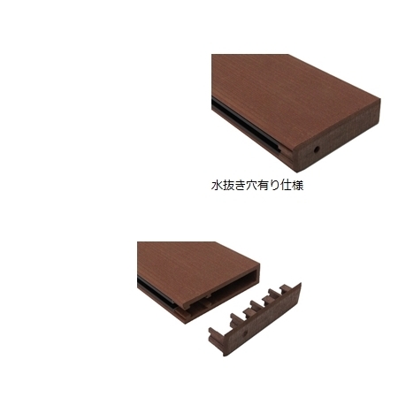 フェンス材 フェザールーバー エンドキャップ2550 水抜穴付 単品 ライトサンディ※送料別途見積り フェンス材 フェザールーバー エンドキャップ2550 水抜穴付 単品 ライトサンディ※送料別途見積り