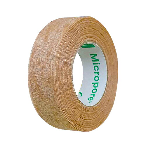 【あす楽発送ポスト投函!】【送料無料】【目立たない不織布タイプ】3Mマイクロポアースキントーンサージカルテープ不織布(全長9.1mx幅1.25cm)x4ロール-肌になじんで目立ちにくいテープ。傷あとの保護・まつエクの施術・美容ケア【ネコポス】【smtb-s】