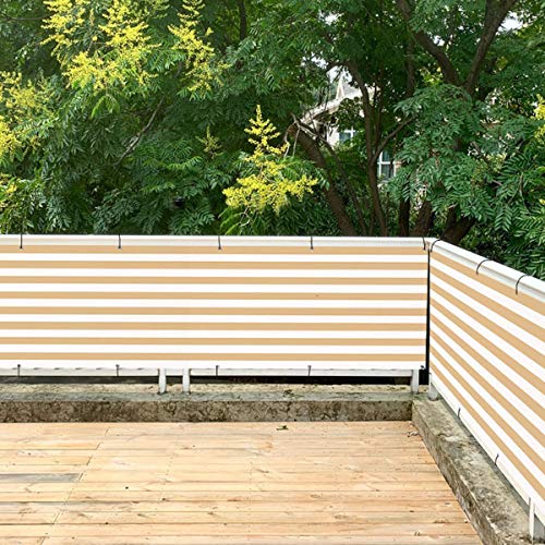 SUNNY GUARDバルコニーシェード 2.7×1m カーキ・ホワイト ベランダ目隠し オーニング SUNNY GUARDバルコニーシェード 2.7×1m カーキ・ホワイト ベランダ目隠し オーニング