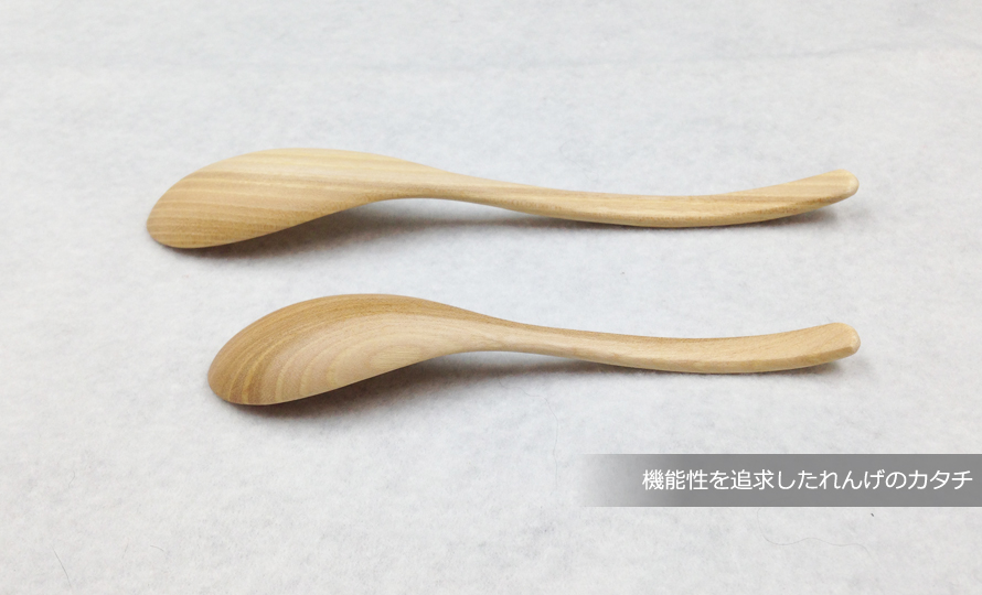 【名入れ】北海道のオケクラフトれんげ型スプーン(小)【人気商品】【楽ギフ】【木製品】