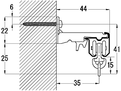 カーテンレールシングルタイプエリートプロ!TOSO製(1.82m)・(2m)の2サイズから選べるカーテンレール