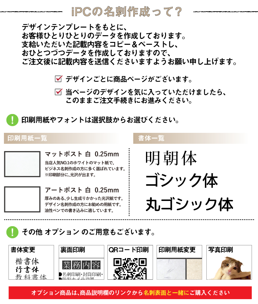 ビジネス名刺b006o【片面/100枚】名刺印刷名刺作成オレンジ名刺作成メール便送料無料