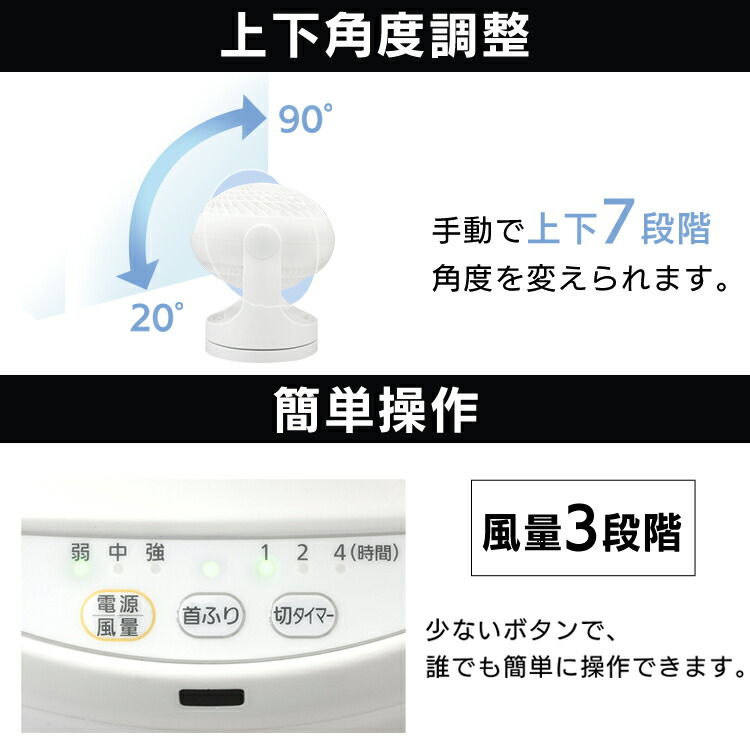 サーキュレーター扇風機14畳リモコン首振りマカロン型PCF-MKC18ホワイトブラック送料無料首振りおしゃれ静音扇風機卓上卓上扇風機冷房暖房省エネ首ふり空気循環涼しい循環コンパクトアイリスオーヤマ