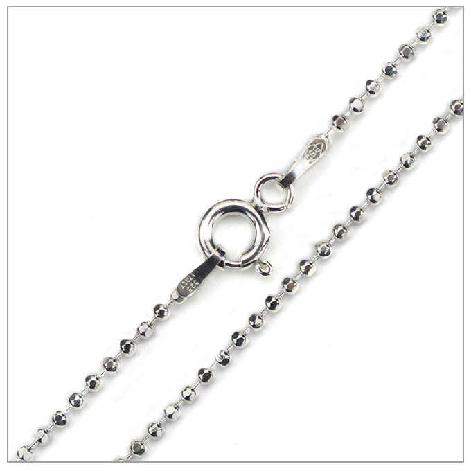 【セット購入専用】シルバーミラーボールチェーン50cmx1.5mmプチギフト