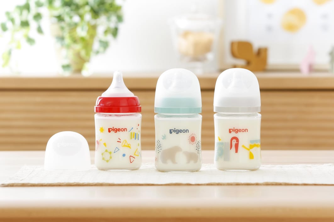 ピジョン母乳実感哺乳びん耐熱ガラス製【2022年2月発売商品】160ml1個Bear/Music/Zoo乳首(SSサイズ)pigeon新生児広口タイプかわいい哺乳瓶拒否在庫有時あす楽B倉庫