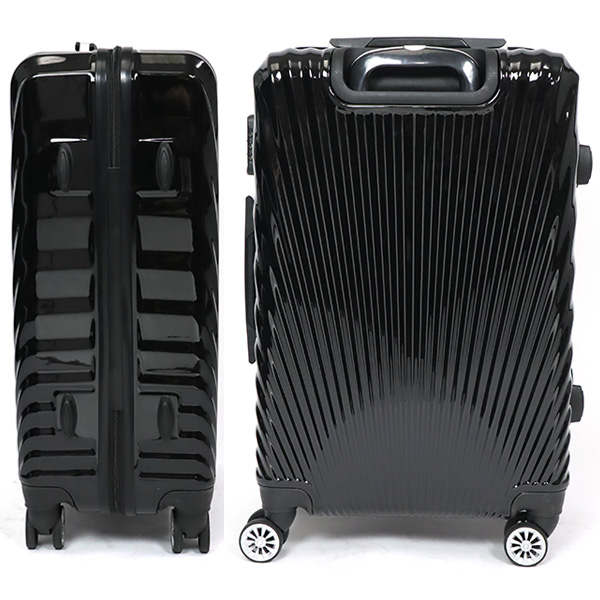 スーツケースキャリーバッグキャリーケースMサイズ50LTSAロック付4輪ダブルキャスター超軽量中型鏡面加工光沢4~6泊送料無料###ケース227-M###