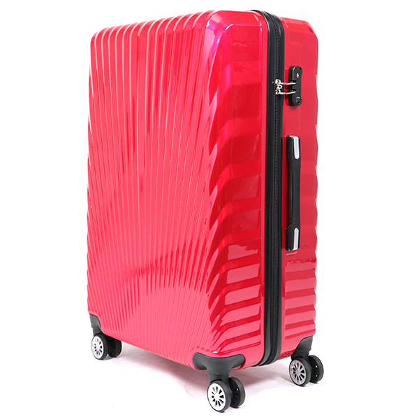 スーツケースキャリーバッグキャリーケースMサイズ50LTSAロック付4輪ダブルキャスター超軽量中型鏡面加工光沢4~6泊送料無料###ケース227-M###