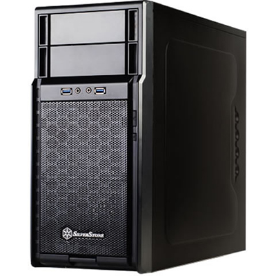 SilverStone SST-PS08B ブラック MicroATX対応 PCケース Precisionシリーズ SilverStone SST-PS08B ブラック MicroATX対応 PCケース Precisionシリーズ