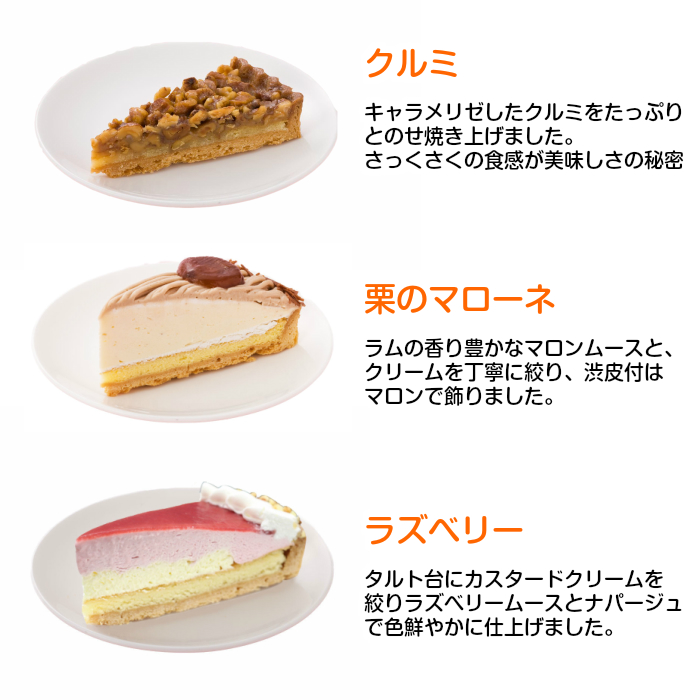 あれもこれも楽しめる!7種タルトバラエティケーキセット7号21.0cmカット済み(7-14名)誕生日ケーキバースデーケーキ【ZK】