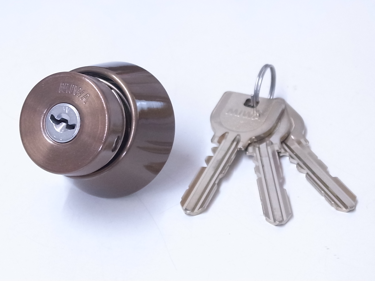 U9DA取替用シリンダーCB色(茶色)(MCY-192MCY192)