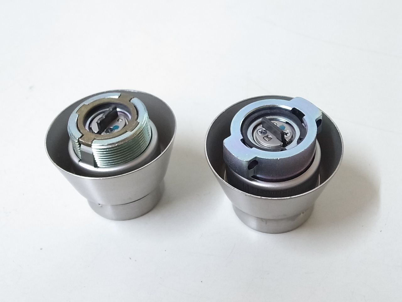 U9LA,DAとDZ.BH,LD取替用シリンダーシルバー色2個同一キーセット