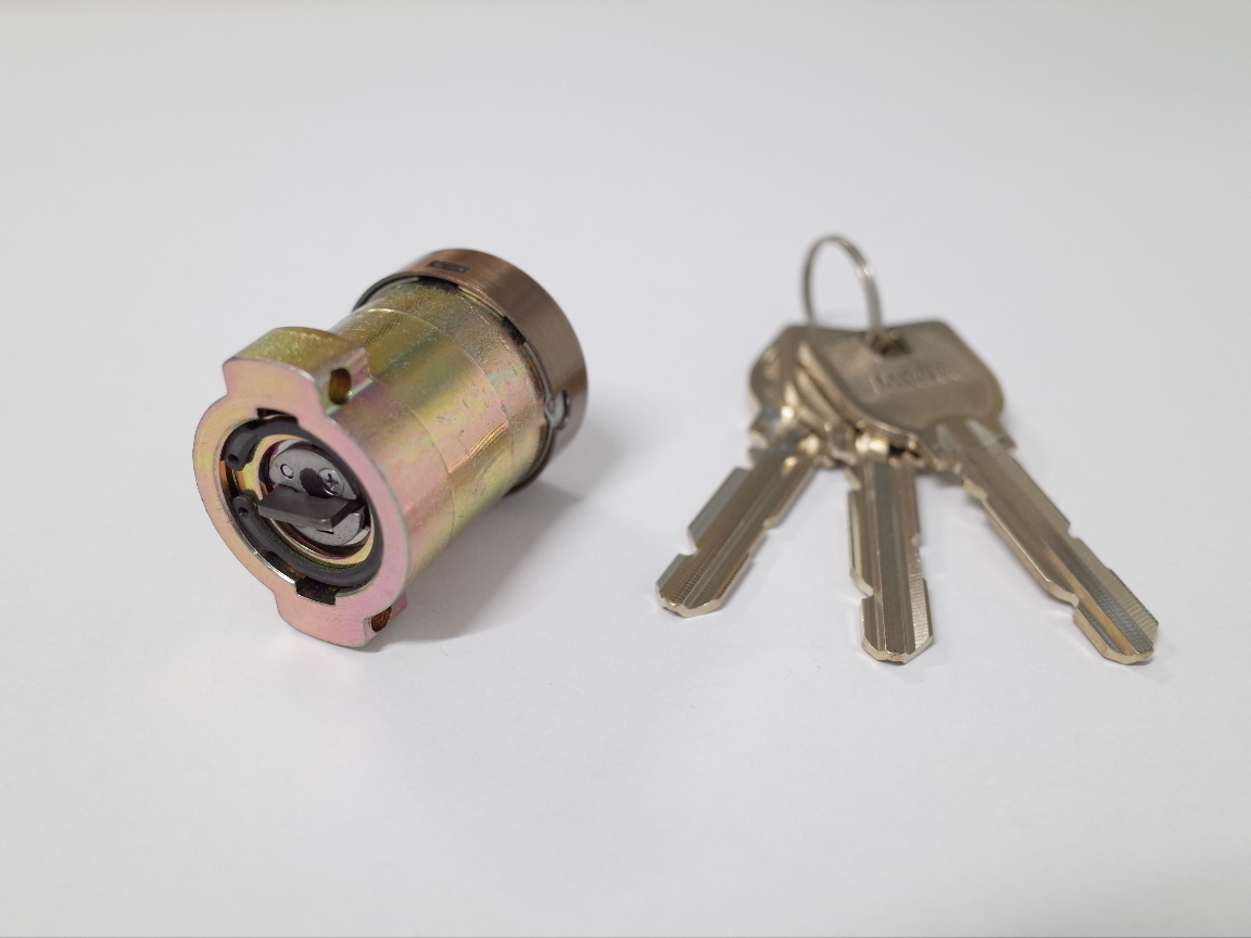 U9LA,DA取替用シリンダー(1個)シルバー色(MCY-109MCY109)