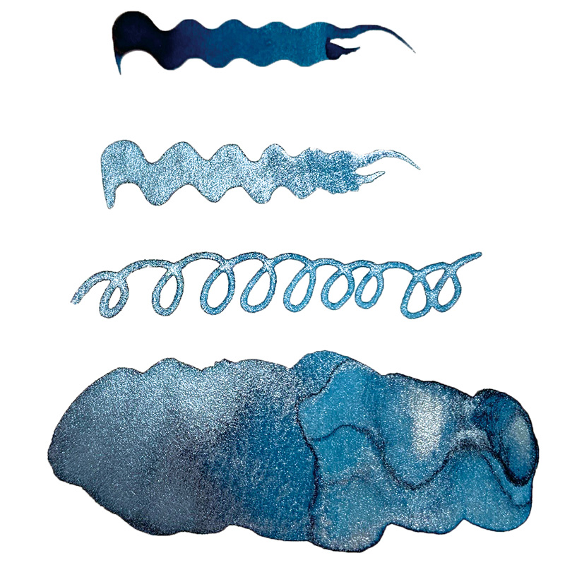 インク呉竹『ラメの素SILVER』シルバーラメペンパール液体漫画マンガイラスト銀メタル墨墨液ギフトプレゼント