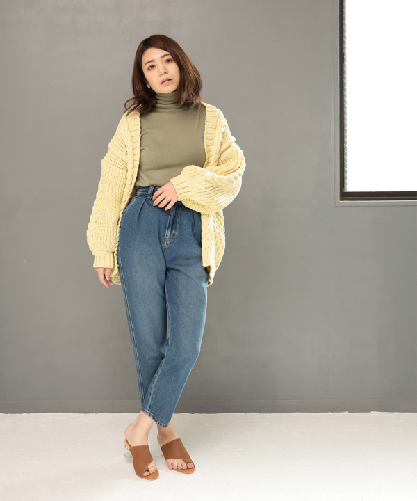 2021春夏新作/親指トングのクリアヒールサンダル